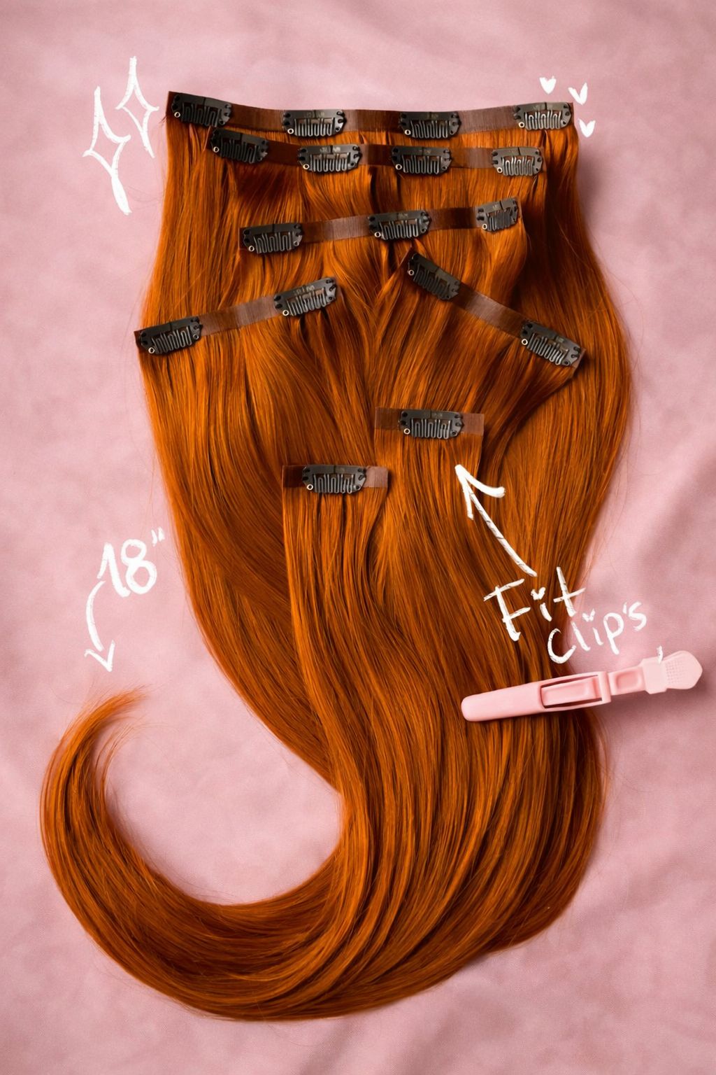 Fit clips / Seamless Clip-ins