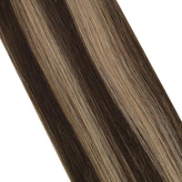 Keratin Tips (Black Ombre 4 Dark Brown Highlight 14 Golden Blonde2)