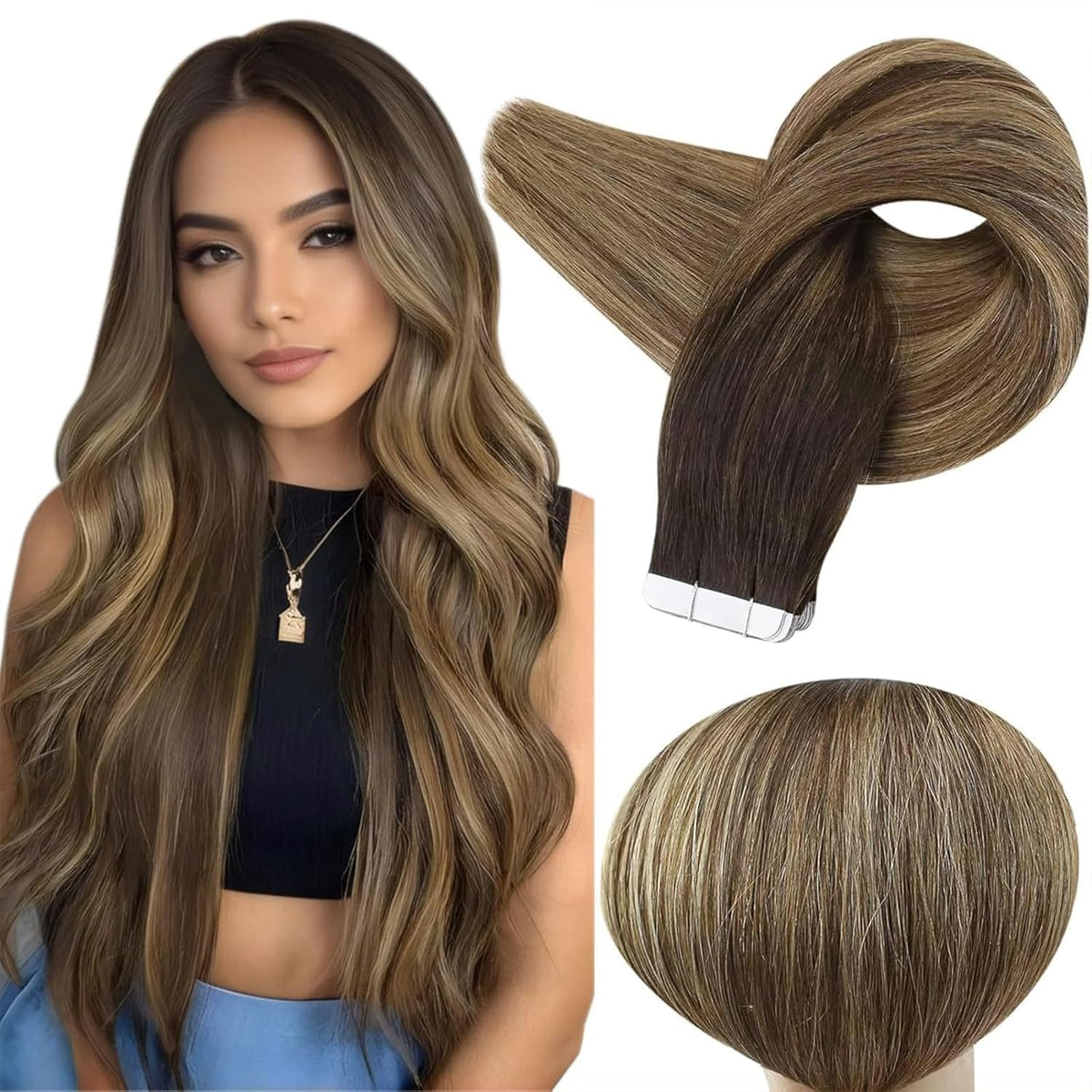 Tape In (Mushroom Blonde Balayage)